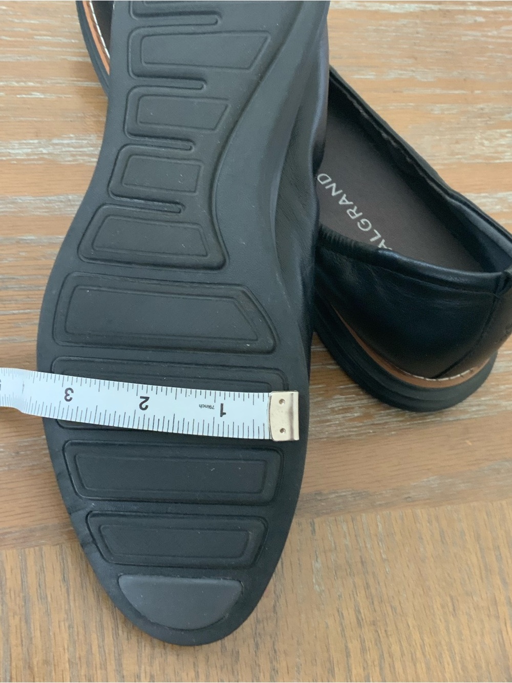 Cole Haan Women’s Black Leather Slip-On Flats Round Toe Shoes US7 - Picture 7 of 8